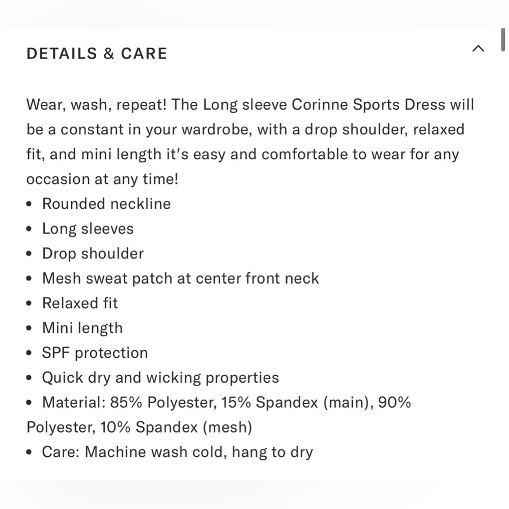 NWT Tuckernuck Navy Long Sleeve Corinne Sport Dress - Picture 9 of 10